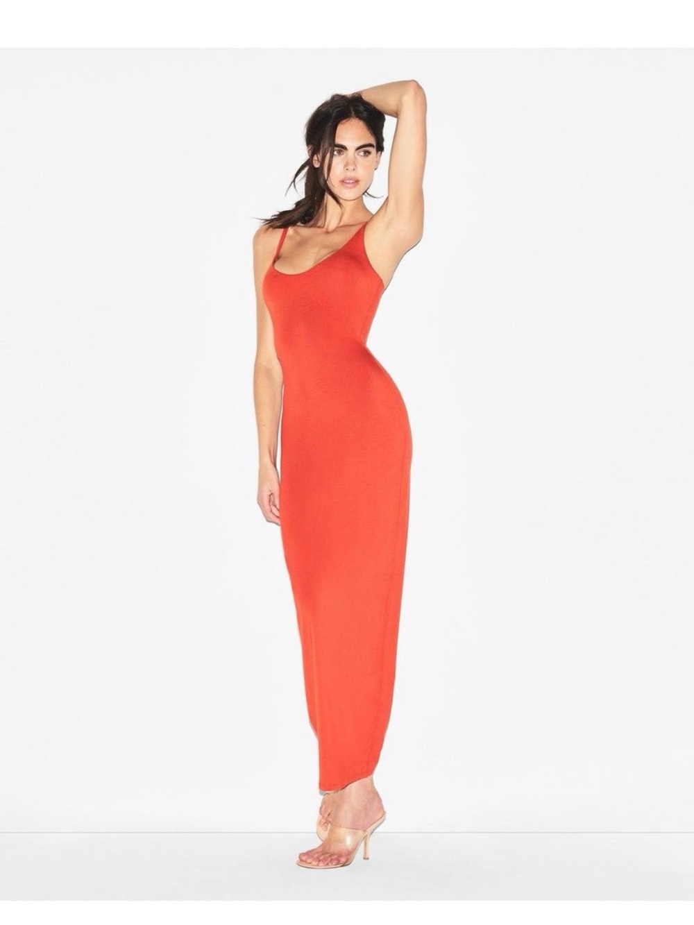 Skims scoop neck Sleek Bodycon Maxi Dress - Women